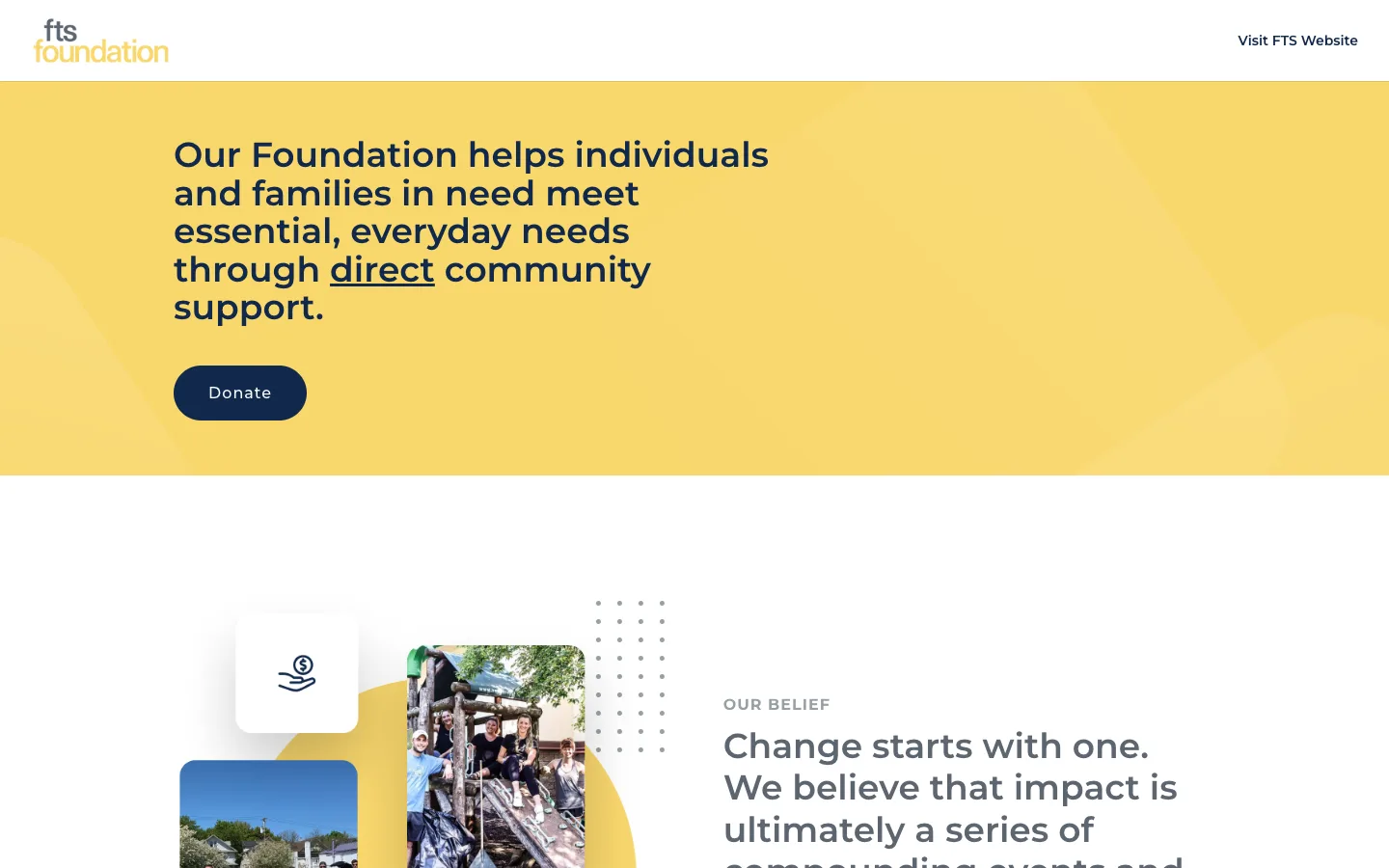 FTS Foundation nonprofit website