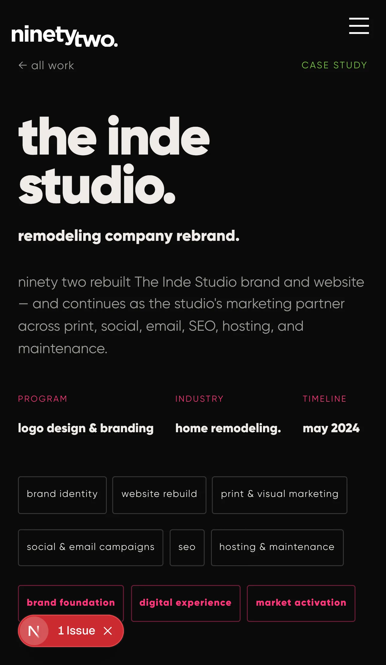 ninety two case study on mobile